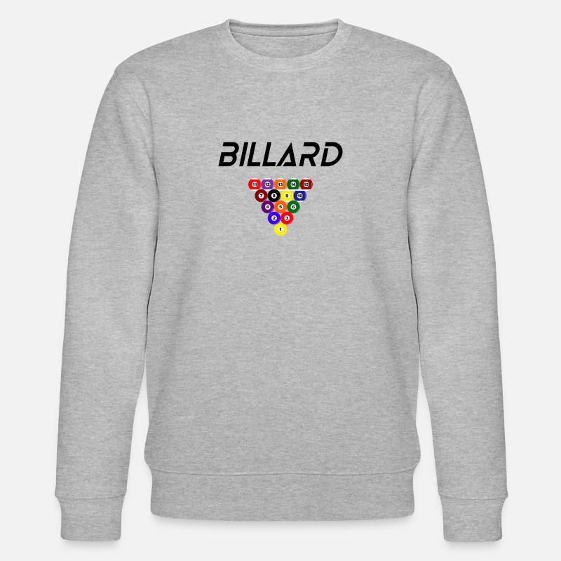 Billard - Stanley/Stella Unisex Bio-Sweatshirt CHANGER  - Grau meliert