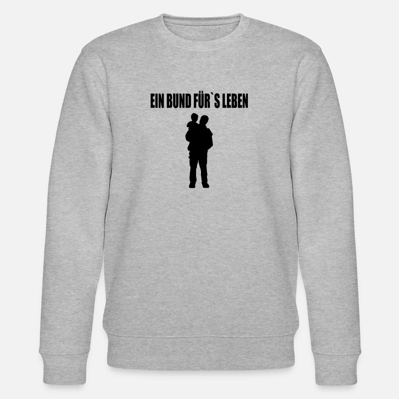 Papa - Stanley/Stella Unisex Bio-Sweatshirt CHANGER - Grau meliert