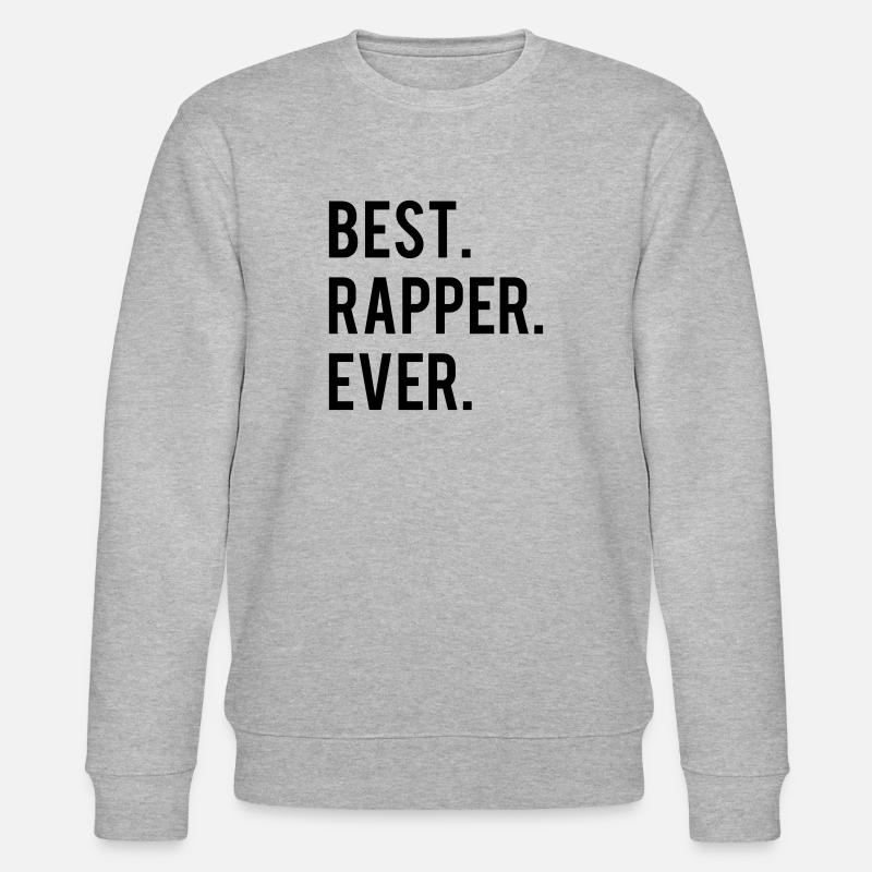 Best Rapper Ever - Stanley/Stella Unisex Bio-Sweatshirt CHANGER  - Grau meliert