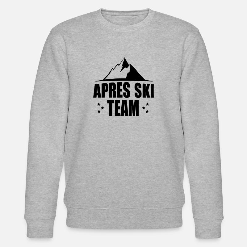 équipe après-ski - Sweat bio CHANGER Stanley/Stella Unisexe - gris chiné