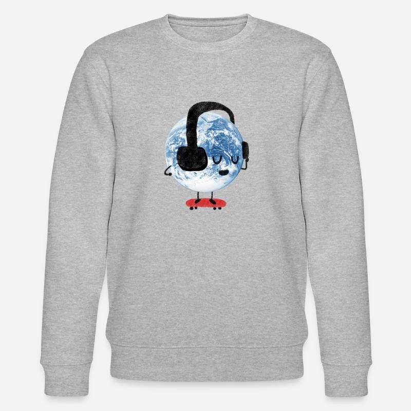 Weltmusik - Stanley/Stella Unisex Bio-Sweatshirt CHANGER  - Grau meliert
