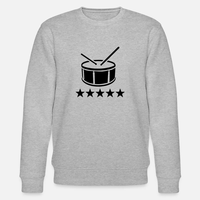 Trommel - Stanley/Stella Unisex Bio-Sweatshirt CHANGER  - Grau meliert