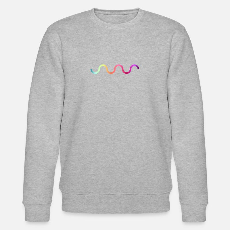 coloured wave - Sweat bio CHANGER Stanley/Stella Unisexe - gris chiné
