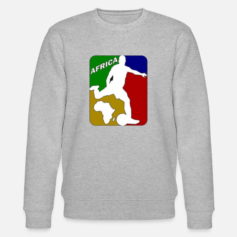 Fußball Afrika Cup - Stanley/Stella Unisex Bio-Sweatshirt CHANGER  - Grau meliert