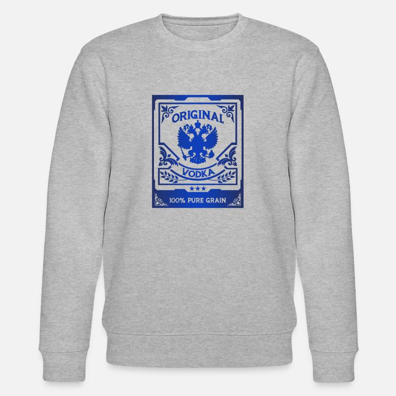 Vodka russe - Sweat bio CHANGER Stanley/Stella Unisexe - gris chiné