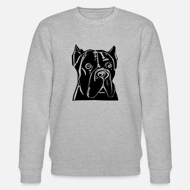 Cane Corso - Stanley/Stella Unisex Bio-Sweatshirt CHANGER  - Grau meliert