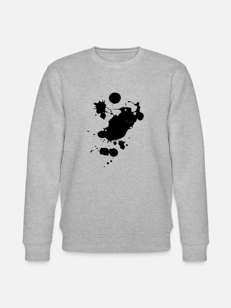 Farbklecks7 - Sweat bio CHANGER Stanley/Stella Unisexe - gris chiné