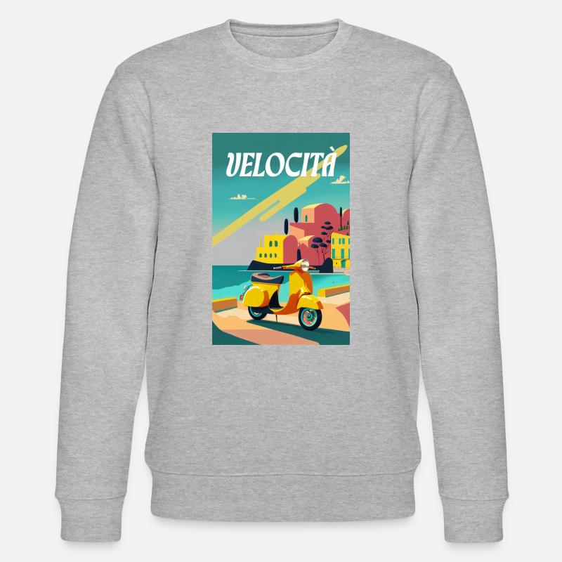 velocita - Stanley/Stella Unisex Bio-Sweatshirt CHANGER  - Grau meliert