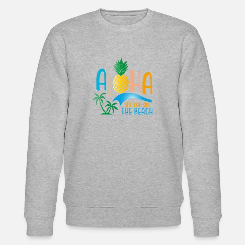 Beach - Stanley/Stella Unisex Bio-Sweatshirt CHANGER  - Grau meliert