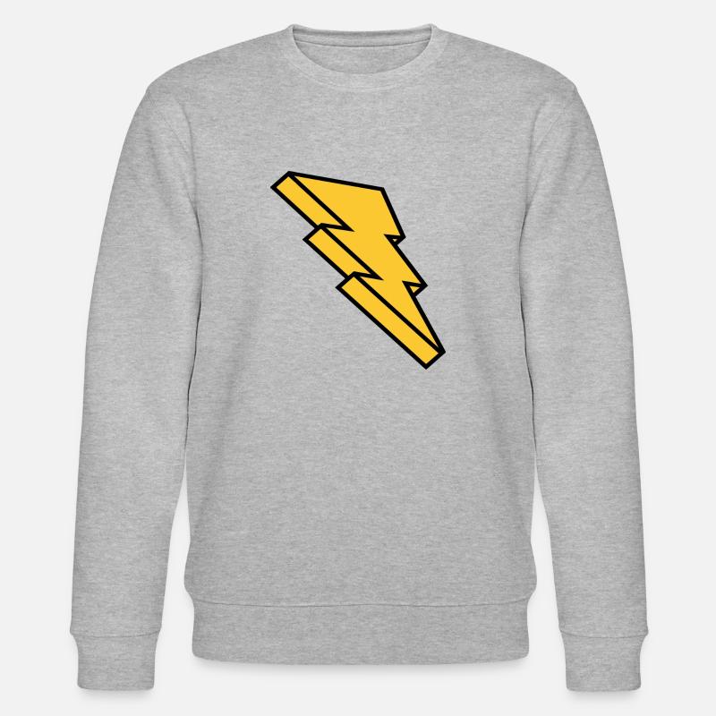 Blitz - Gelb - Stanley/Stella Unisex Bio-Sweatshirt CHANGER  - Grau meliert