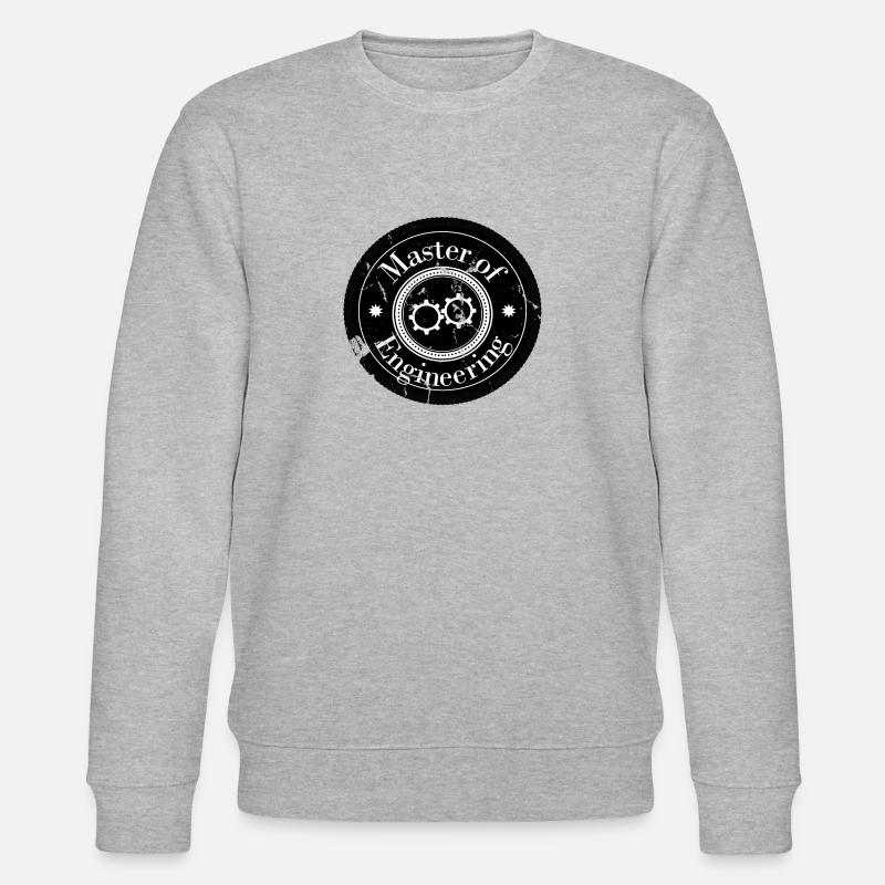 Master of Engineering Logo Patch - Stanley/Stella CHANGER Unisex Organic Sweatshirt - heather grey