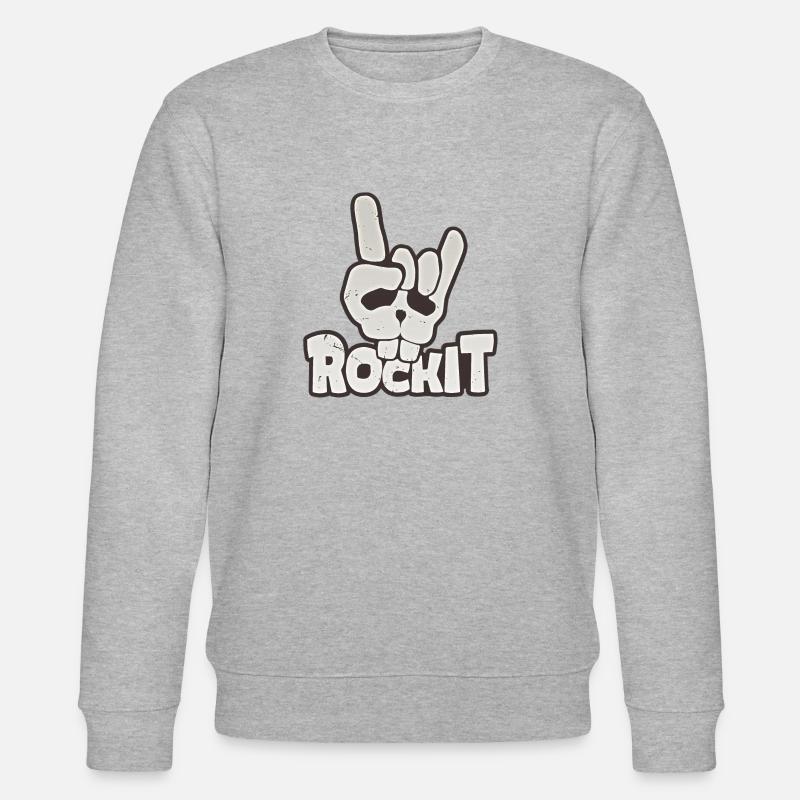 Rockit - Stanley/Stella Unisex Bio-Sweatshirt CHANGER  - Grau meliert