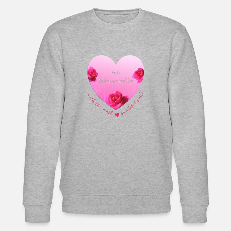 beste Schwiegermutter - Stanley/Stella Unisex Bio-Sweatshirt CHANGER  - Grau meliert