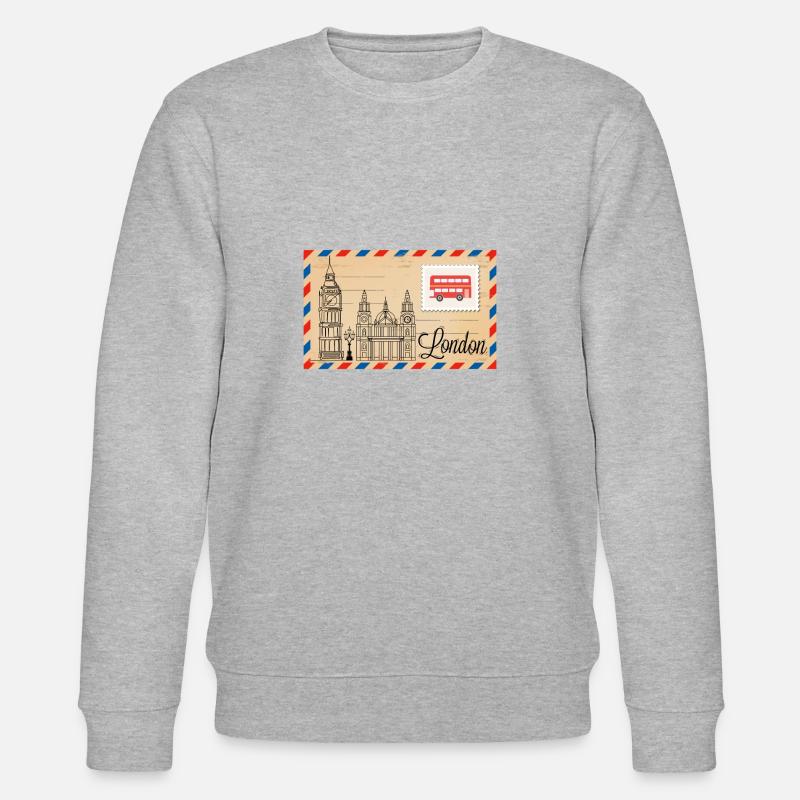 Londres - Sweat bio CHANGER Stanley/Stella Unisexe - gris chiné