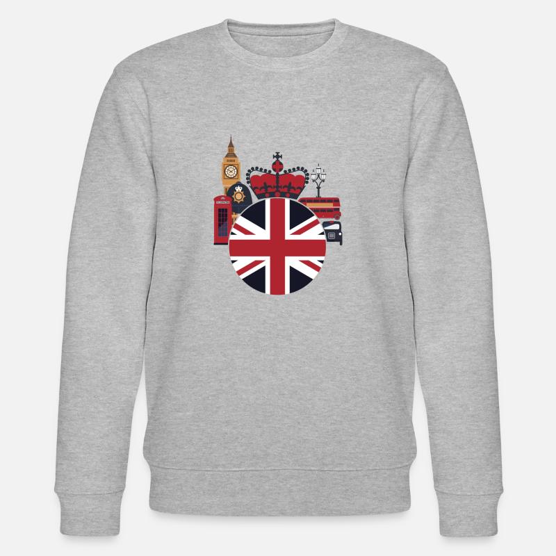Londres - Sweat bio CHANGER Stanley/Stella Unisexe - gris chiné
