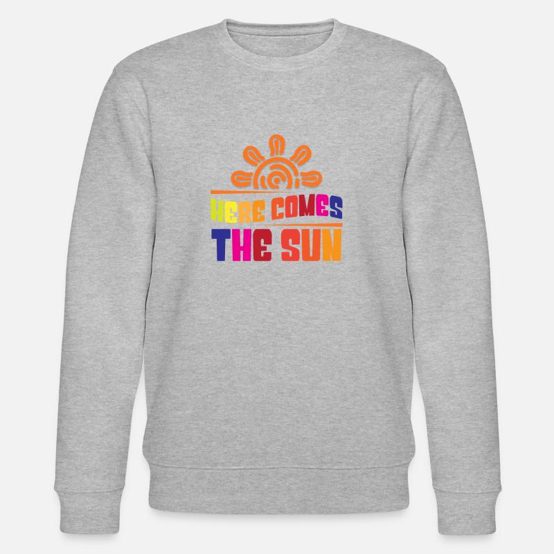 Here comes the sun - Stanley/Stella Unisex Bio-Sweatshirt CHANGER - Grau meliert