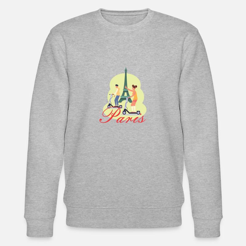 Paris - Sweat bio CHANGER Stanley/Stella Unisexe - gris chiné