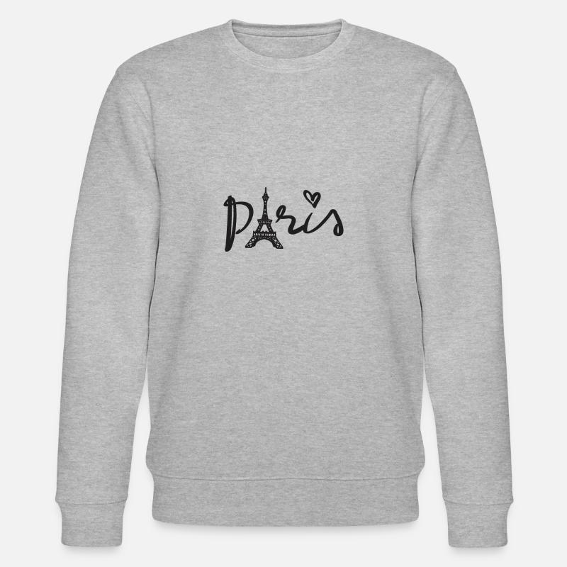 Paris - Sweat bio CHANGER Stanley/Stella Unisexe - gris chiné