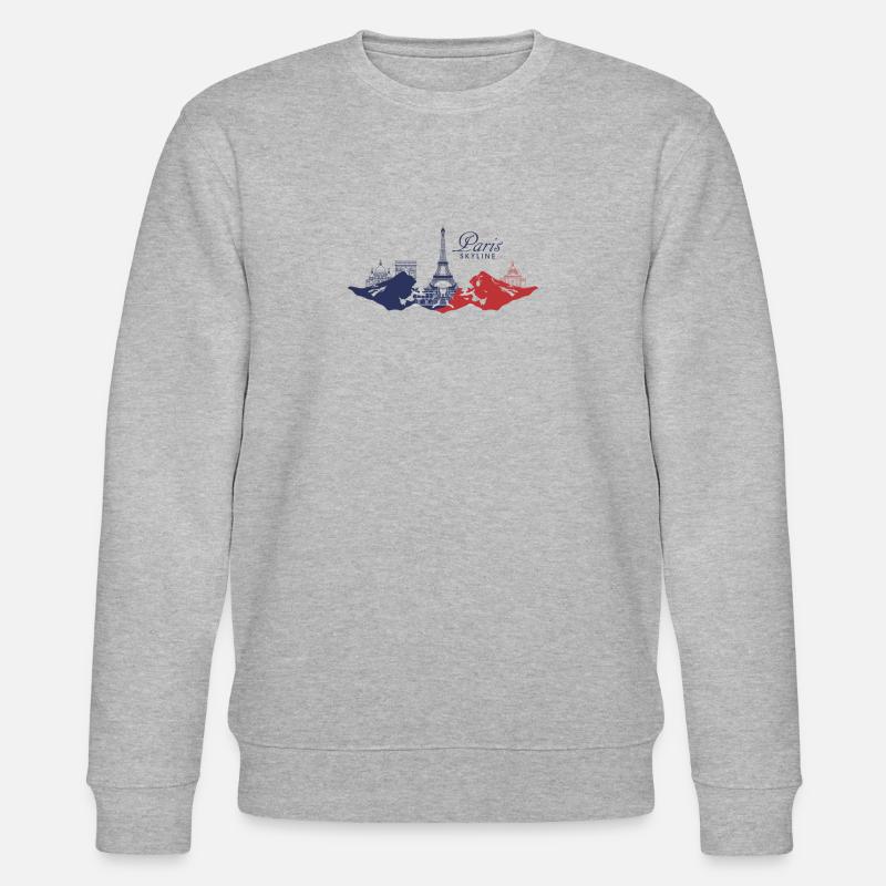 Paris - Stanley/Stella Unisex Bio-Sweatshirt CHANGER  - Grau meliert