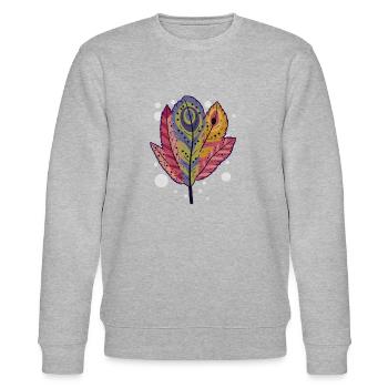 Bounce - Stanley/Stella CHANGER Unisex Organic Sweatshirt - heather grey - Front - Nik (191cm) & Marisol (170cm)