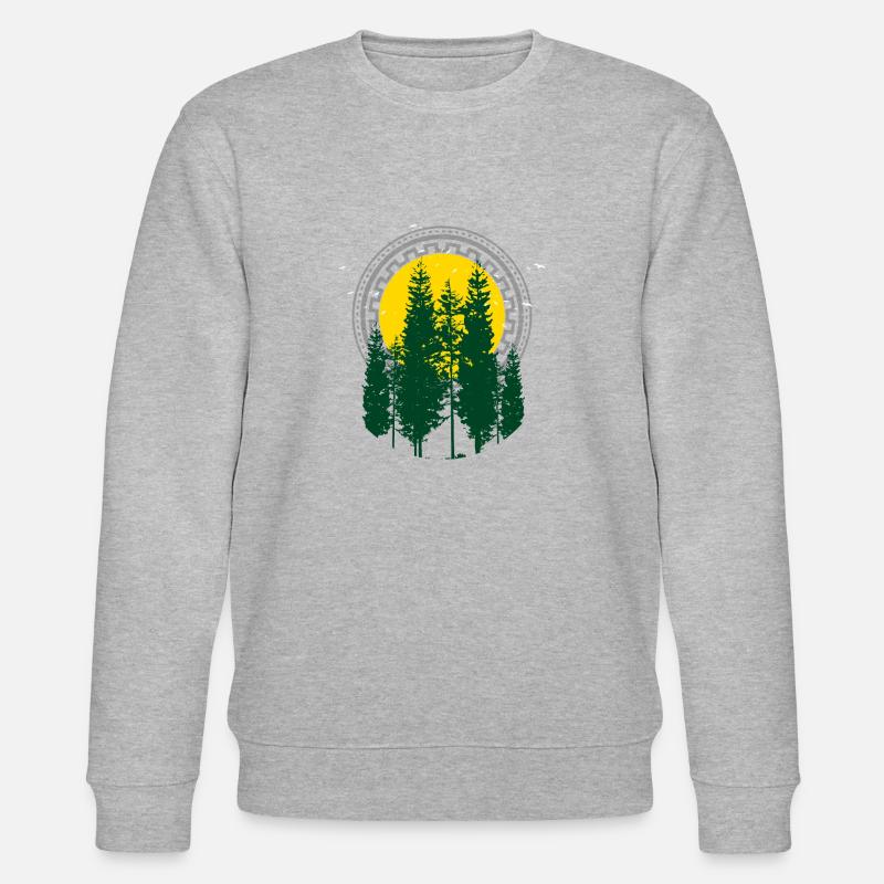 Baum - Stanley/Stella Unisex Bio-Sweatshirt CHANGER  - Grau meliert