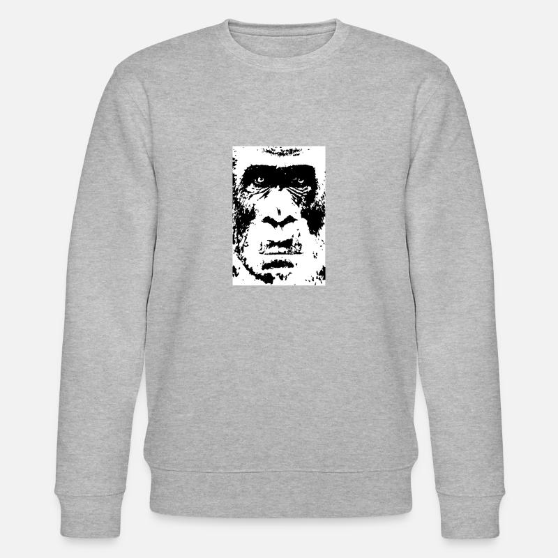 Singe - Sweat bio CHANGER Stanley/Stella Unisexe - gris chiné