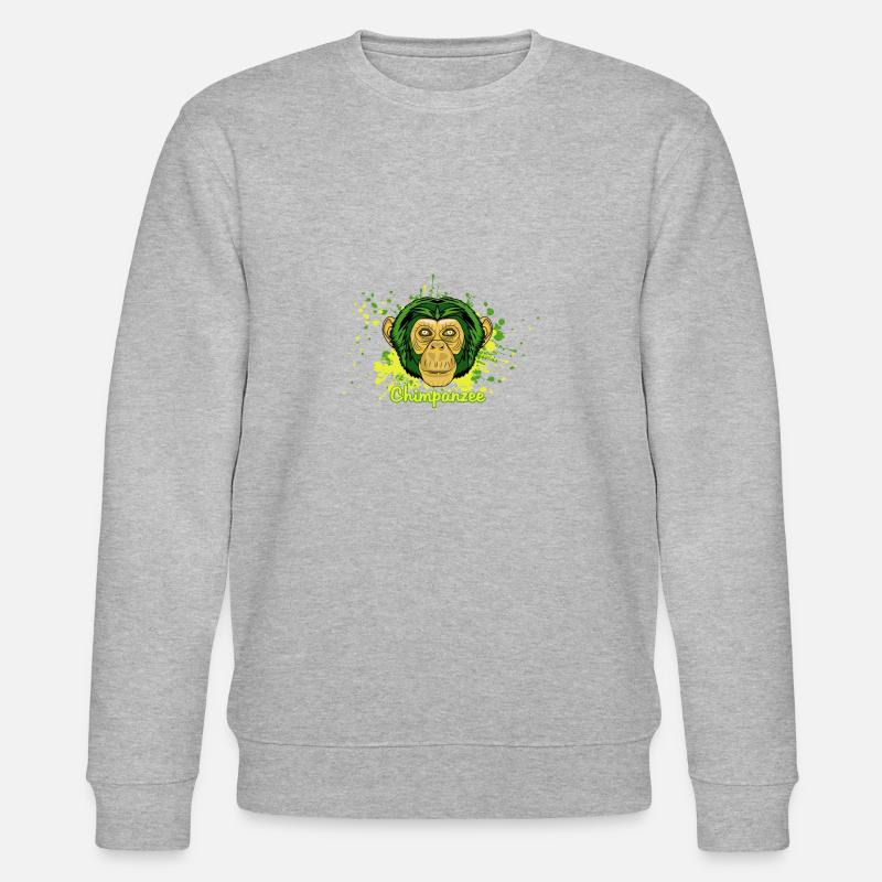 Singe - Sweat bio CHANGER Stanley/Stella Unisexe - gris chiné