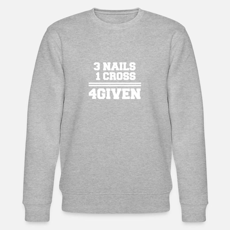 4given 1B - Sweat bio CHANGER Stanley/Stella Unisexe - gris chiné