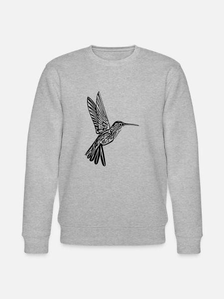 humming-bird - Stanley/Stella CHANGER Unisex Organic Sweatshirt - heather grey