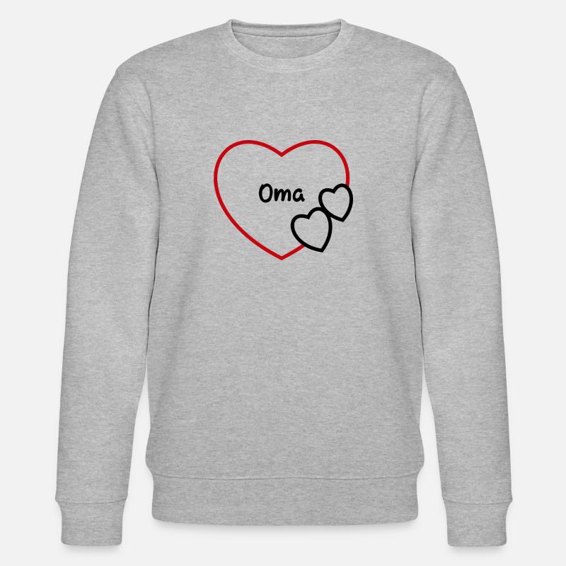 oma - Stanley/Stella Unisex Bio-Sweatshirt CHANGER  - Grau meliert