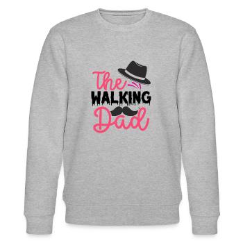 The walking dad - Sweat bio CHANGER Stanley/Stella Unisexe - gris chiné - Devant - Nik (191cm) & Marisol (170cm)
