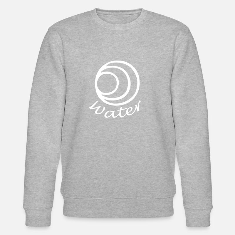 Élément Eau - Sweat bio CHANGER Stanley/Stella Unisexe - gris chiné