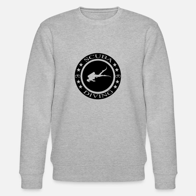 Scuba Diving - Stanley/Stella Unisex Bio-Sweatshirt CHANGER  - Grau meliert