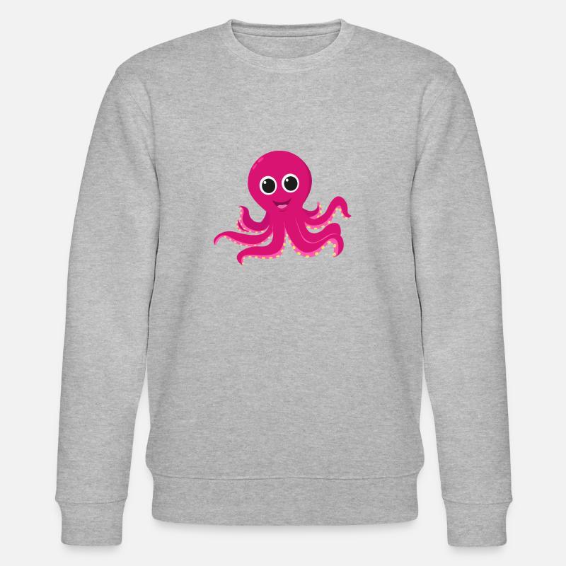 Octopus Octopus Tentacle - Stanley/Stella CHANGER Unisex Organic Sweatshirt - heather grey