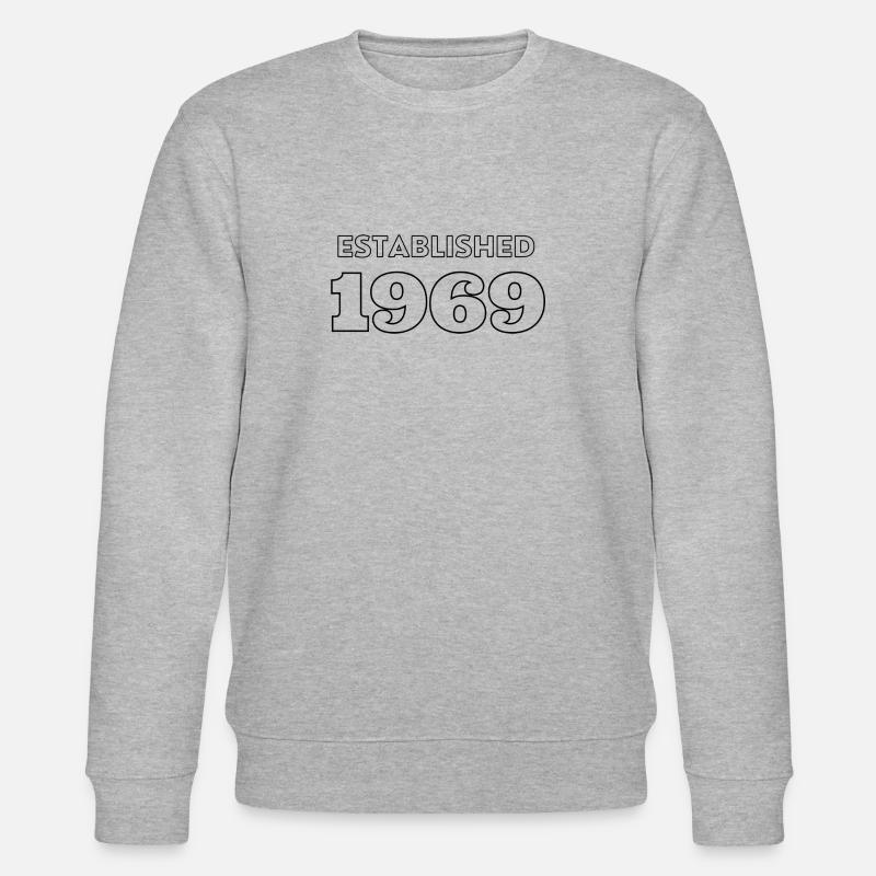 Established 1969 - Stanley/Stella Unisex Bio-Sweatshirt CHANGER  - Grau meliert