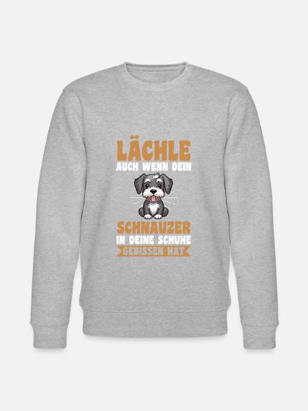Schnauzer géant Schnauzer chien - Sweat bio CHANGER Stanley/Stella Unisexe - gris chiné