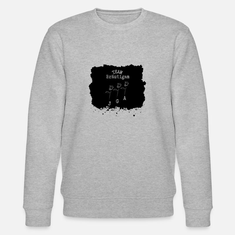 Team Bräutigam - Stanley/Stella Unisex Bio-Sweatshirt CHANGER  - Grau meliert
