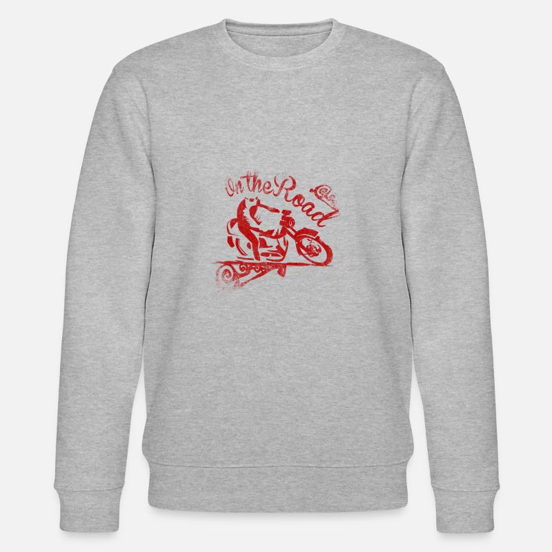 Motorossa - Stanley/Stella Unisex Bio-Sweatshirt CHANGER  - Grau meliert