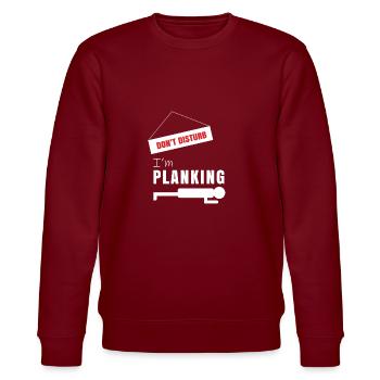 Planking - Sweat bio CHANGER Stanley/Stella Unisexe - bordeaux - Devant - Nik (191cm) & Marisol (170cm)