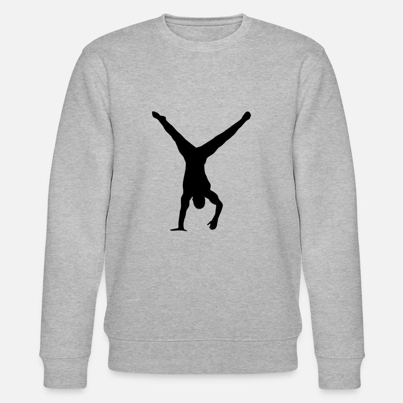 Turner, Turner Handstand - Stanley/Stella Unisex Bio-Sweatshirt CHANGER  - Grau meliert