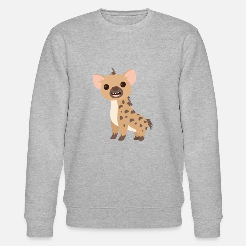 Hyäne - Stanley/Stella Unisex Bio-Sweatshirt CHANGER  - Grau meliert