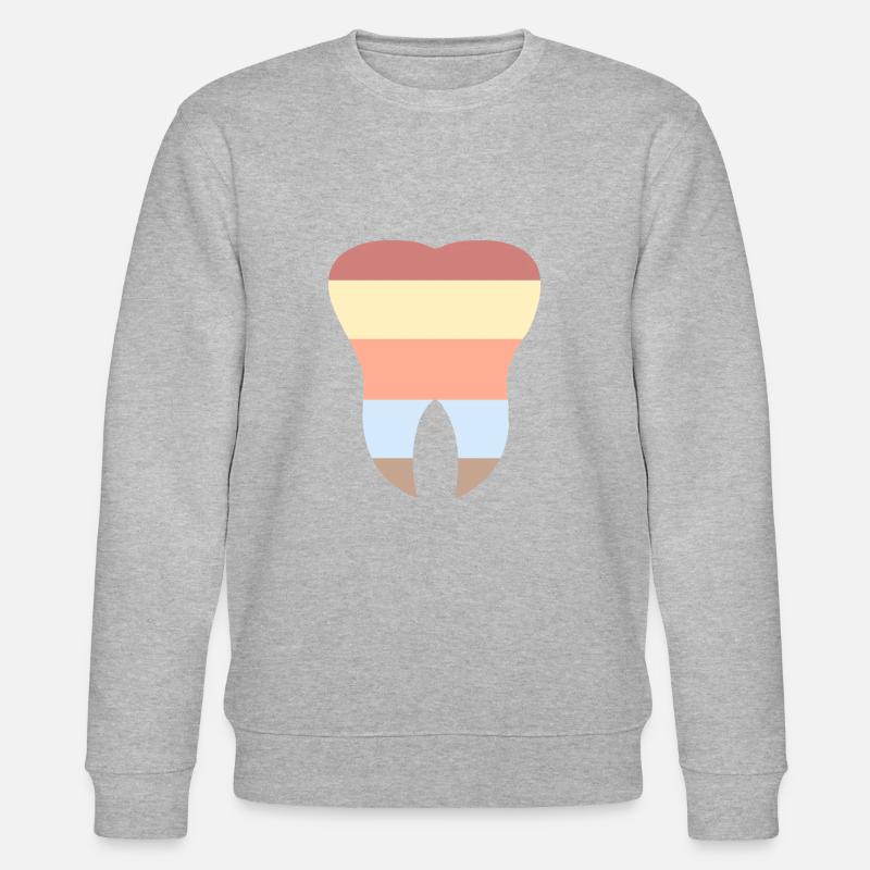 The tooth - Stanley/Stella CHANGER Unisex Organic Sweatshirt - heather grey