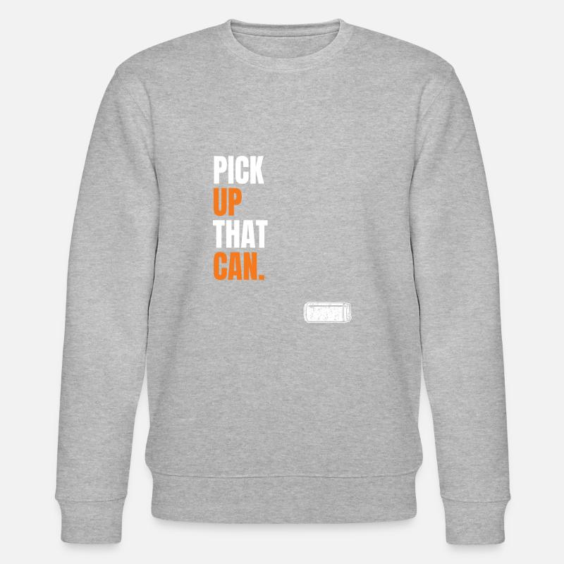 Pick up that can - Half Life 2 Meme for gamer - Stanley/Stella CHANGER Unisex Organic Sweatshirt - heather grey