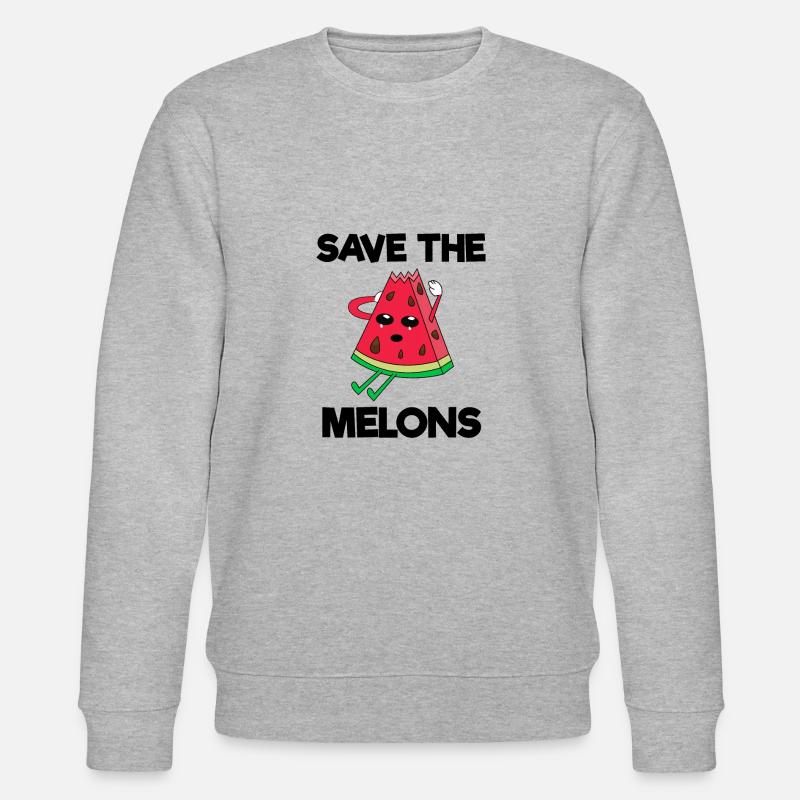 Melone - Stanley/Stella Unisex Bio-Sweatshirt CHANGER  - Grau meliert