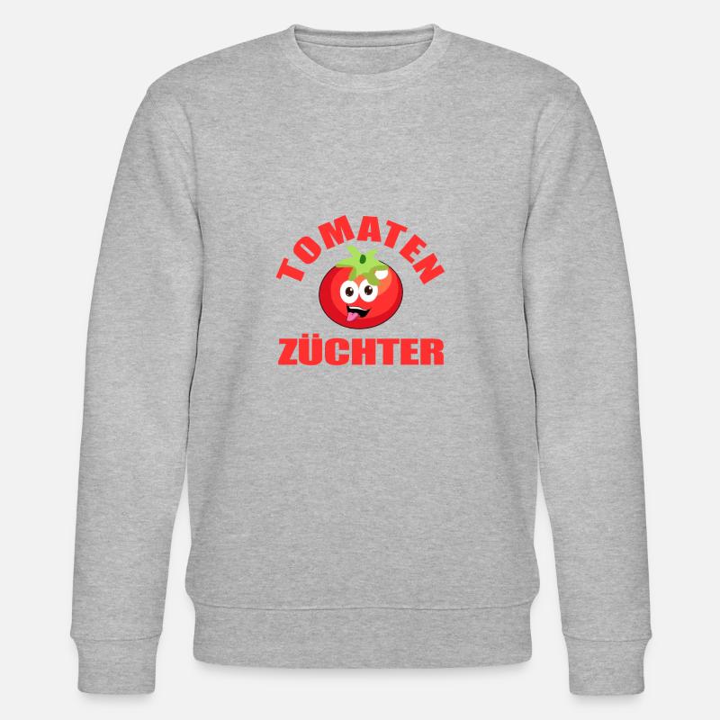 Tomate Tomaten - Stanley/Stella Unisex Bio-Sweatshirt CHANGER  - Grau meliert