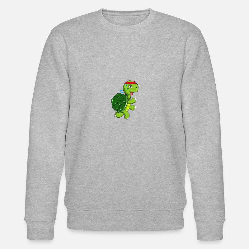 Tortue de jogging - Sweat bio CHANGER Stanley/Stella Unisexe - gris chiné