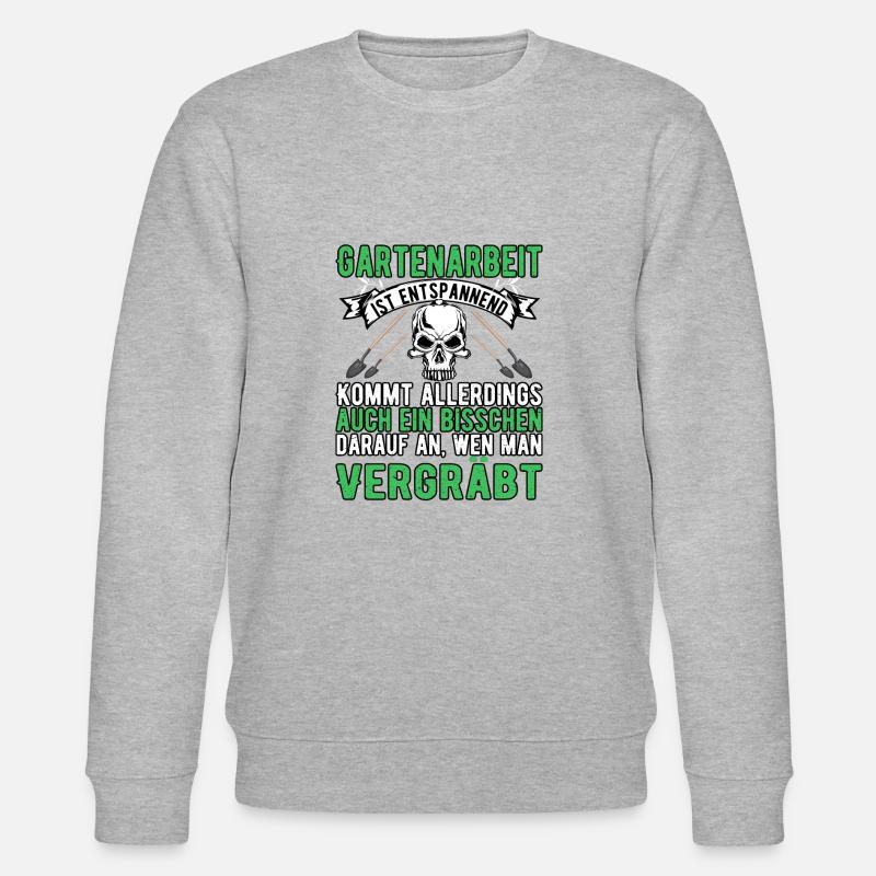 Gartenarbeit - Stanley/Stella Unisex Bio-Sweatshirt CHANGER  - Grau meliert