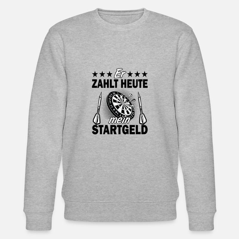 Darts Dart - Stanley/Stella Unisex Bio-Sweatshirt CHANGER  - Grau meliert