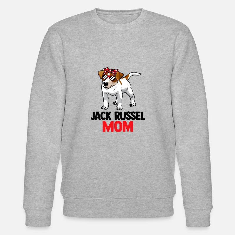 Jack Russell Russel - Stanley/Stella Unisex Bio-Sweatshirt CHANGER  - Grau meliert