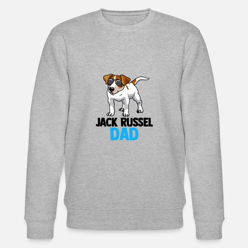 Jack Russell Russel - Stanley/Stella Unisex Bio-Sweatshirt CHANGER  - Grau meliert